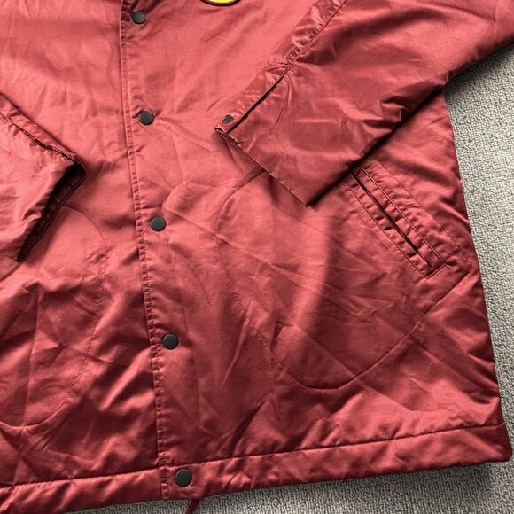 Vintage Nike Jacket Adult Large Red Long Sleeve Air Force One Button Up Casual - Picture 6 of 14